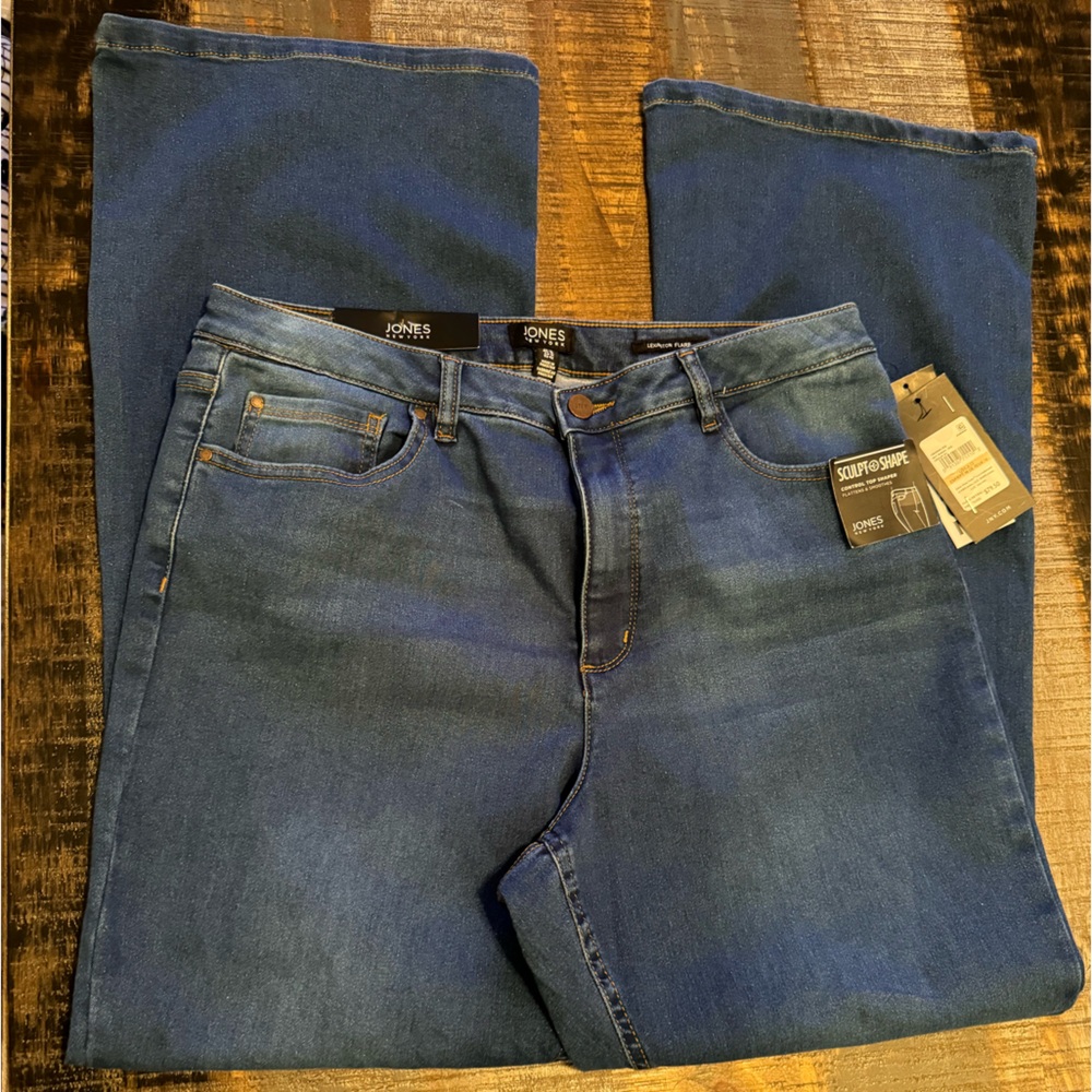 Jones New York High Rise Blue Jeans Classic Style